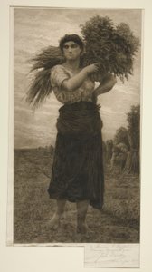 農民の女 作： Jules Breton