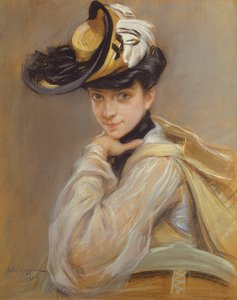 アーティストの妻であるケイロン夫人の肖像