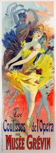 アートエンターテイメント。パリのオペラ座のダンサーたち。ジュール・シェレのポスター（フランス 作： Jules Cheret