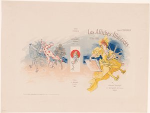 Ernest Maindron による Omslag voor イラスト付きポスター 作： Jules Cheret