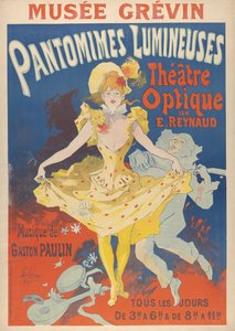 明るいパントマイム、1892 作： Jules Cheret