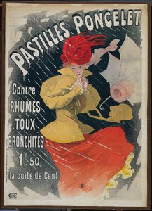ポンスレ錠、1896年。 作： Jules Cheret