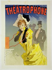 「Theatrophone」を宣伝するポスターの複製、1890（41410参照）