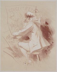 サマーコンサートc。 1895-1900。 作： Jules Cheret