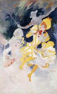 レインボー;虹、1894年頃 作： Jules Cheret