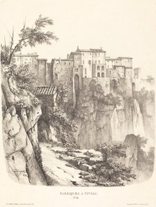 チボリの建物 作： Jules Coignet
