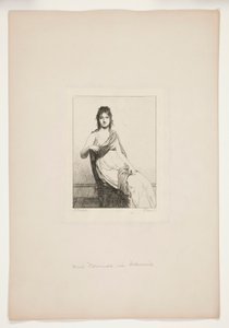 ヴェルニナック夫人、旧姓ドラクロワ 作： Jules David