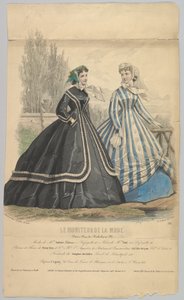 Modes deMme。AntonieLalanne、No。791、Le Moniteur de la Mode、1848。 作： Jules David