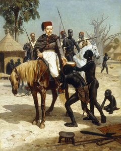 エキゾチックな訪問者、1857 作： Jules Didier