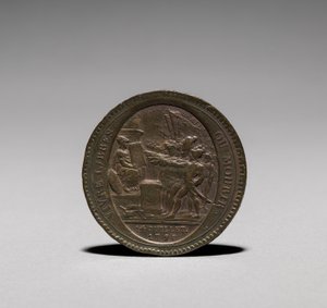 メダル: 1792 年にパリのモヌロン兄弟によって発行された 5 つのソル。 作： Jules Dupré