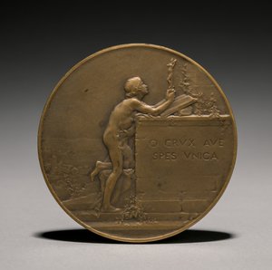 メダルリバース、1800年代。 作： Jules Dupré