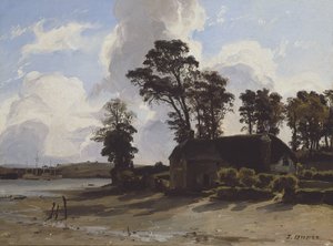 河口農場、1830-35 作： Jules Dupré