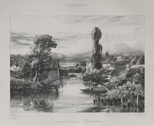 1839年、アランソンの近くを見る。 作： Jules Dupré