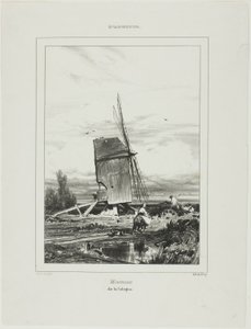 ソローニュの風車 作： Jules Dupré
