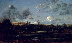 ランドにて 1841年頃（油彩・カンヴァス） 作： Jules Dupré