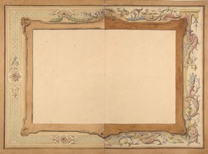 19世紀後半の天井のデザイン。 作成者: ジュール・エドモンド・シャルル・ラシェーズ、ウジェーヌ・ピエール・グルデ。 作： Jules Edmond Charles Lachaise and Eugène Pierre Gourdet
