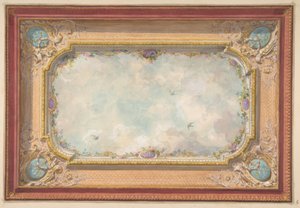 トロンペルーユの空が見える天井のデザイン 作： Jules Edmond Charles Lachaise