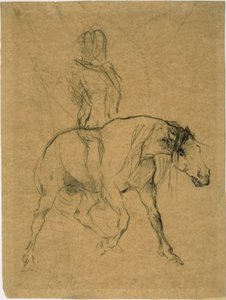 馬とライダーの研究 作： Jules Elie Delaunay