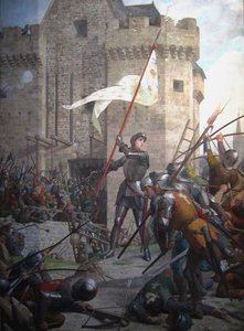 ジャンヌダルク、オルレアンの前の鎧、1886-1890年 作： Jules Eugene Lenepveu