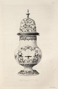 陶芸の歴史：陶器の記述的および哲学的研究... Plate IX、1877。 作： Jules Ferdinand Jacquemart