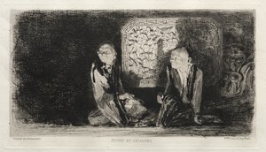 1872年、アイボリーとセラドン。 作： Jules Ferdinand Jacquemart