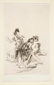 Sc?ne espagnole (スペインのシーン) 作： Jules Ferdinand Jacquemart