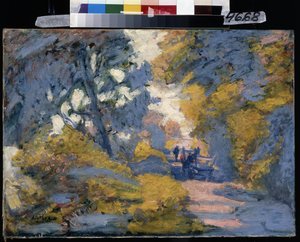 晴れ道。 ジュール・レオン・フランドリンの絵画（ジュール・レオン・フランドリン） 作： Jules Flandrin