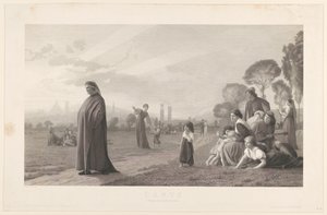Dante, naar J.L. Gérôme 作： Jules Gabriel Levasseur