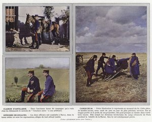 砲兵のビューグル、90歳のキヤノン、Zouavesの将校 作： Jules Gervais Courtellemont