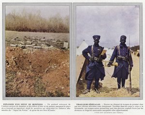 弾薬庫の爆発、セネガルの小競り合い 作： Jules Gervais Courtellemont