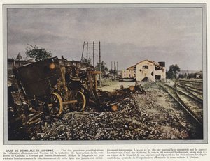 ドンバールアンアルゴンヌ駅 作： Jules Gervais Courtellemont