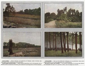 レンハリー、レンハリー、フレンチトレンチ、ビバーク、木の下 作： Jules Gervais Courtellemont