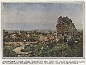 クレルモンアンアルゴンヌの遺跡 作： Jules Gervais Courtellemont