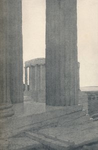 アテネのアテネナイキ神殿、1913年 作： Jules Guerin