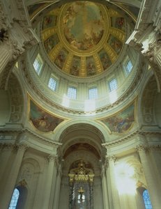ドームの内部ビュー、1677-1706 作： Jules Hardouin Mansart