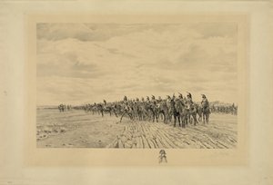 ナポレオンボナパルト、アウステルリッツ、1894年 作： Jules Jacquet