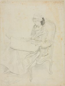 若い女性の読書