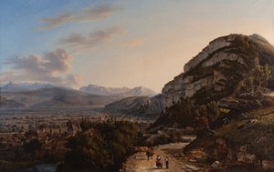 サセナージュの眺め 1857年 （油彩・キャンバス） 作： Jules Jean Baptiste Guedy