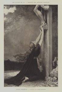 Douleur de Marie-Madeleine (Douleur de Marie-Madeleine) (Lithograph)（マグダラのマリアの悲しみ 作： Jules Joseph (after) Lefebvre