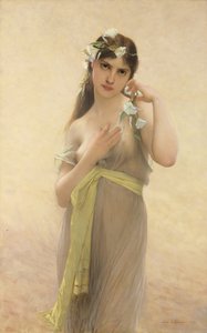 朝顔、1879年。 作： Jules Joseph Lefebvre