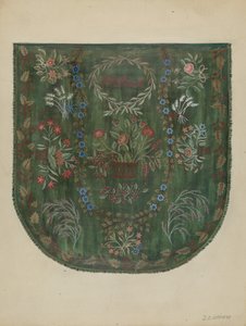 Embroidered Coverlet、1936年頃。 作： Jules Lefevere
