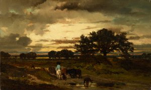 日没 作： Jules Louis Dupré