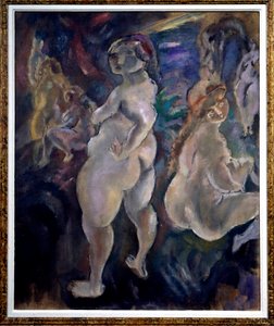 ジュール・パスカン（1885-1930）のコンポジション画（ec.amer.） 1923年 グルノーブル、ボザール美術館 作： Jules Pascin
