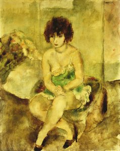 ルーシー・クローグの肖像、1925年頃 作： Jules Pascin