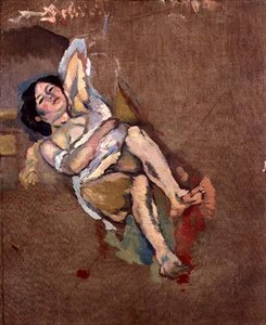 リムーザンの女」1908年頃（油彩・キャンバス