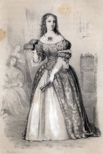 アンヌ・マリー・ド・ラ・トレモイユ、ウルサンの王女の肖像（1642-1722） 作： Jules and Raunheim Hermann David