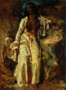ヌビア人女性、182530。 作： Jules Robert Auguste