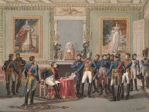 フォンテーヌブローでのナポレオンの退位、1815年