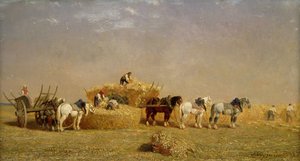 干し草、1858 作： Jules Veyrassat