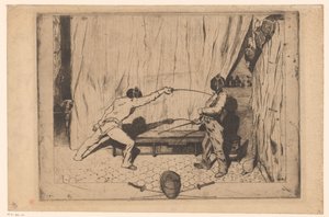 アクションで 2 つの剣士 作： Jules de Goncourt